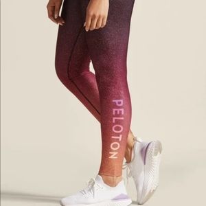 NWT peloton WITH sunrise fade leggings